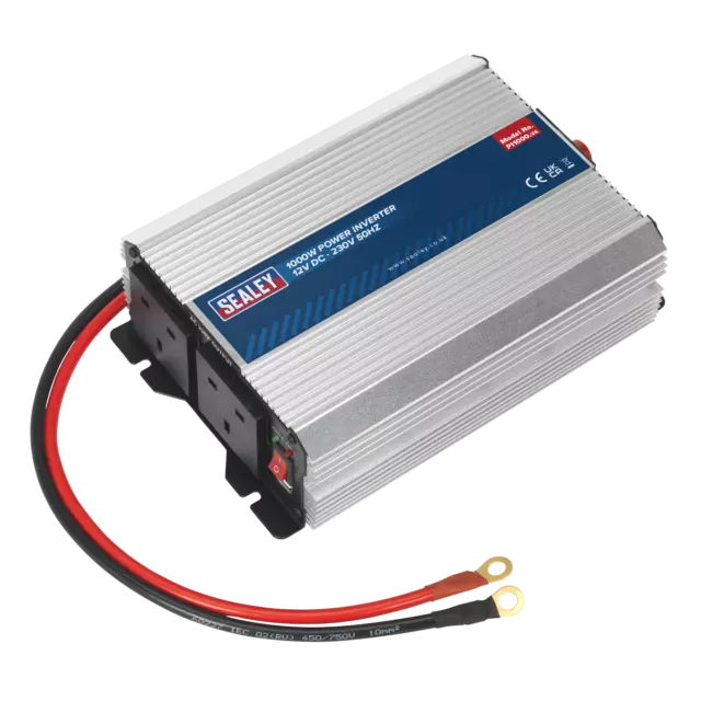 Puissance Inverseur 1000W 12V Dc - 230V 50Hz PI1000 Sealey Neuf