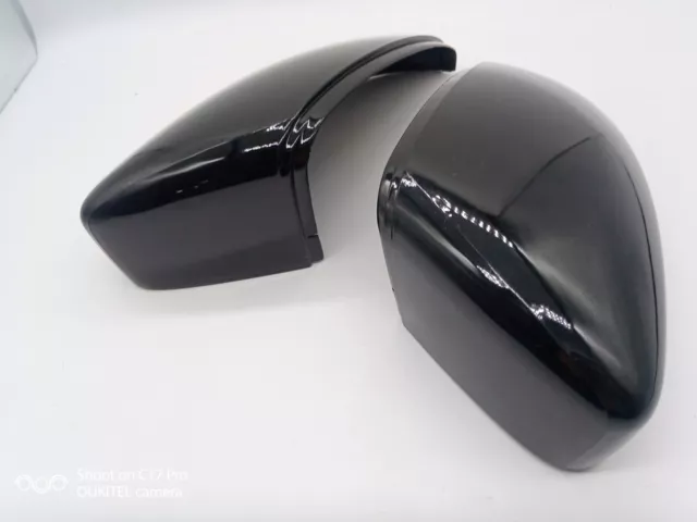 2 Gloss REAR VIEW DOOR WING MIRROR COVER FOR VW BEETLE CC PASSAT JETTA SCIROCCO
