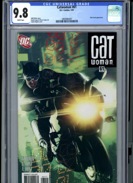 Catwoman #61 (2007) DC CGC 9.8 White Adam Hughes Cover