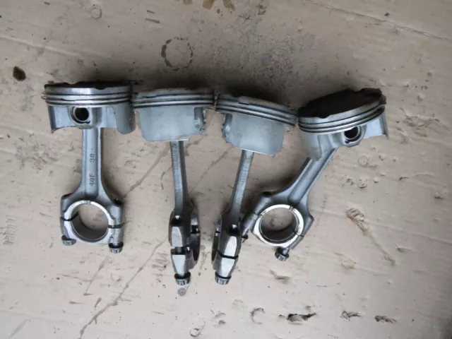 Suzuki GSXR1000 K3 2003  2004 Engine set of 4 Pistons Rods with Rings