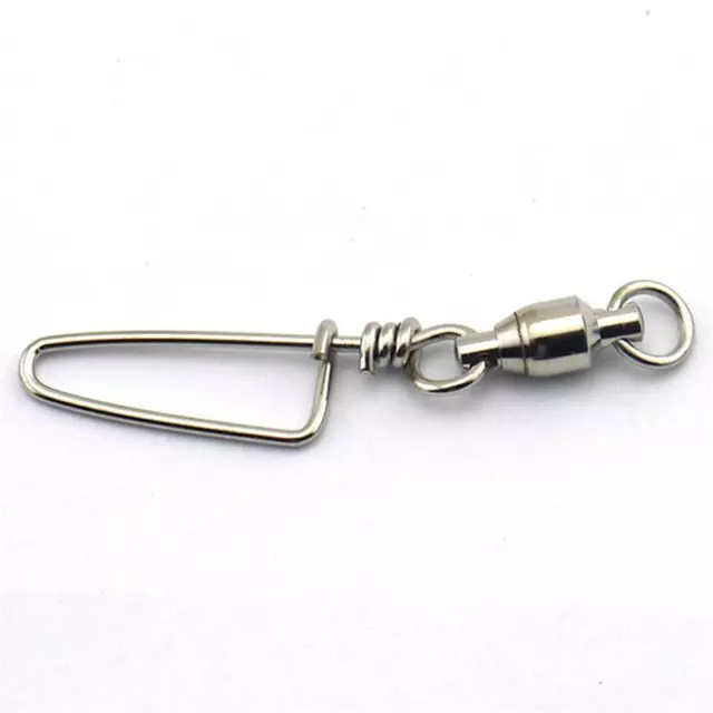 20 x Size #7 Ball Bearing Swivels with Coastlock Snap Fishing Free Postage