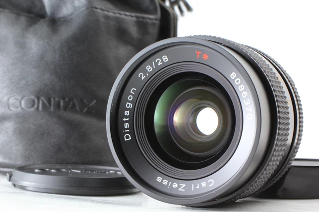 [Mint] Contax Carl Zeiss Distagon T 28mm F/2.8 Mmj Mf Objektiv C/Y Aus Japan