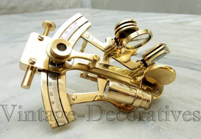 Brass Maritime Handmade Antique Collectibles Ship Navigation Working SEXTANT NEW