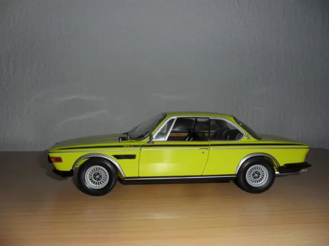 Minichamps BMW 3.0 CSL, E9, Bj 1973, gelb, 1:18