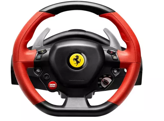 Controller Lenkrad Thrustmaster Ferrari 458 für Xbox X/S Rot/Schwarz