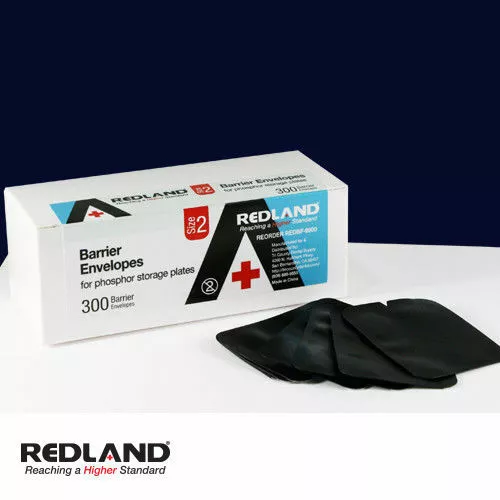 REDLAND Barrier Envelopes Phosphor Storage Plates 500/Box -FDA