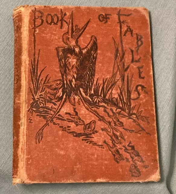 Book of Fables - Aesops Fables 1800's edition with Illustrations - Very Rare
