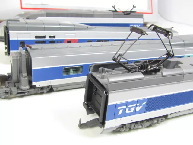 Lima locomotive TGV and carriages HO gauge.  TGV.  Boxed 3