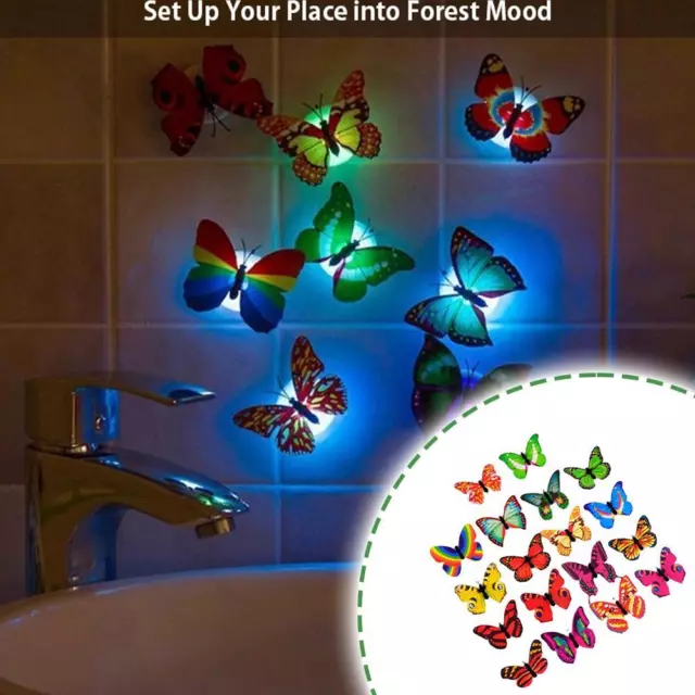 Luminous Decorative Butterfly LED Light Decoration Lights Night Lamp