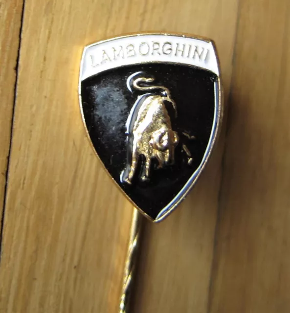 Lamborghini  Nadel kein Pin / Pins: Logo (schwarz) - emailliert