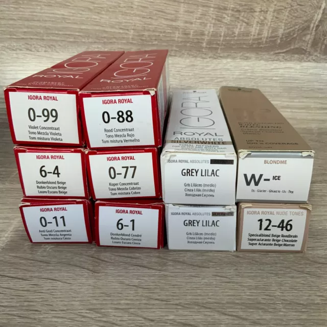 Coloration cheveux Schwarzkopf 60ml - LOT X 10