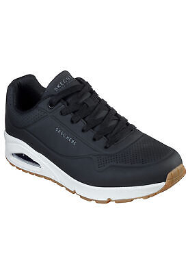 Skechers SKECHERS Homme Sport Décontracté Uno Support Sur Air Baskets Homme 52458 Noir 
