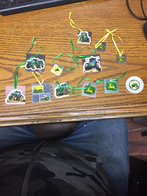John Deere Christmas Ornaments Set of 11 + 1 Magnet