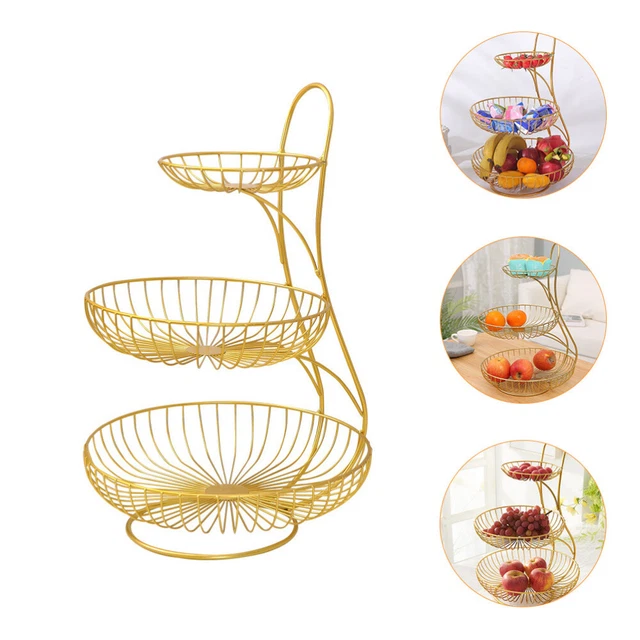 Panier En Fil Métallique Noir Pour Fruits, Légumes Ou Capsules De Café - Organisateur De Comptoir (15,5x13,5x13,5 Cm)