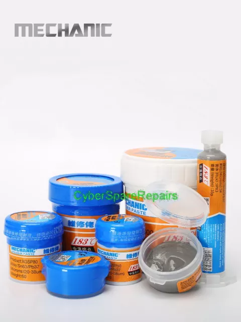 Mechanic Low-Temp/Melt 138°C/148°C/158°C/183°C/217°C Soldering Paste UK