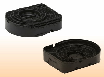 2x filtri a carbone per WHIRLPOOL BAUKNECHT 481281718522 dkf42 484000008577 fil554#00 