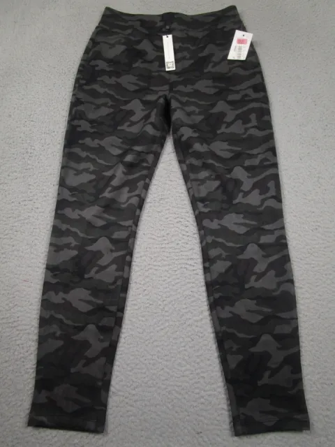 Sanctuary Leggings Womens Medium Black Camouflage Faux Suede NWT