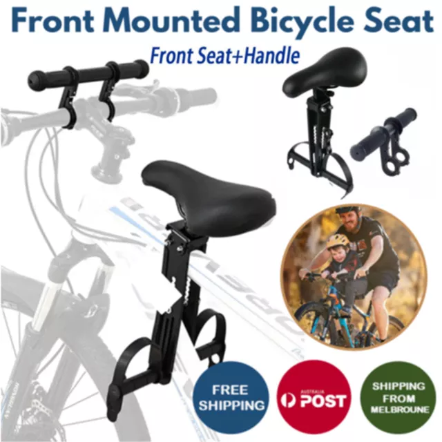 AU Kid Bike Front Seat Armrest Set MTB Mounted Child Top Tube Bicycle Detachable