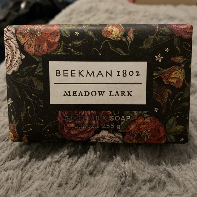 Beekman 1802 Goat Milk Bar Soap Meadow Lark 9oz New