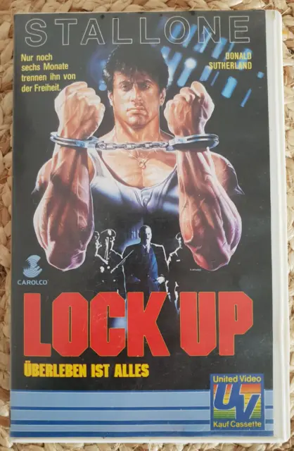 Sylvester Stallone Lock Up - Überleben ist Alles VHS Guter Zustand