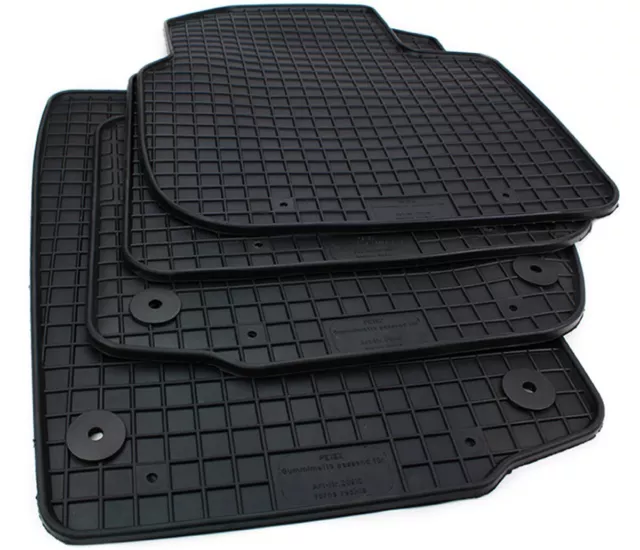 Gummimatten passend für Skoda Rapid ab 2012 + Spaceback Fußmatten Allwetter NEU 2