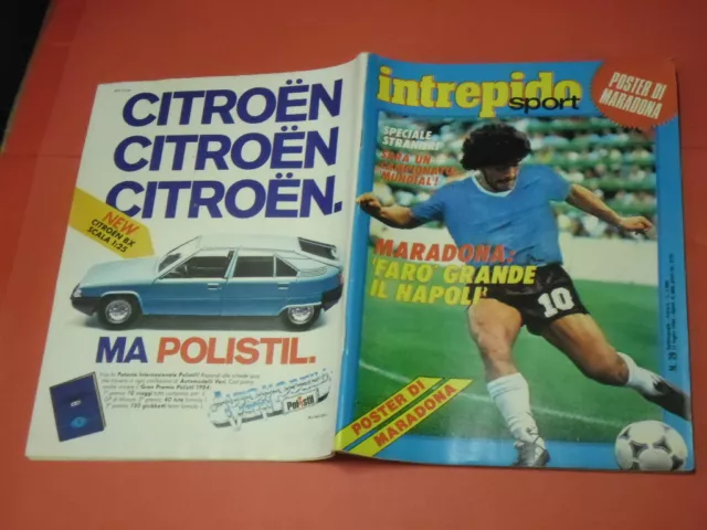 INTREPIDO SPORT- formato albo- n°29- DEL 1984- con poster- EDIZIONI UNIVERSO