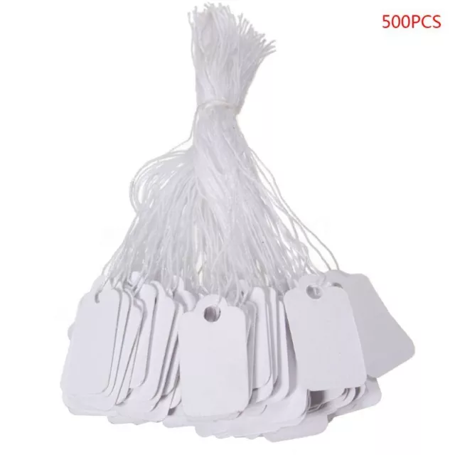 500 Pcs Label String Jewelry Clothing Display Merchandise