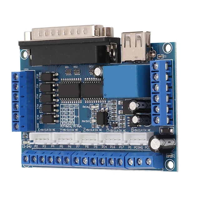 (Blue)Motor Driver Interface Board For Industrial Control Equipment Optocoupler