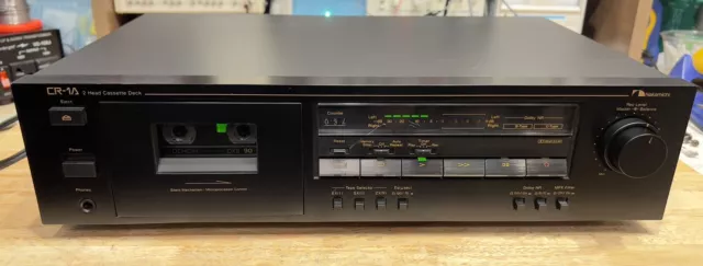 Nakamichi CR-1,2 head cassette deck,serviced,upgraded.