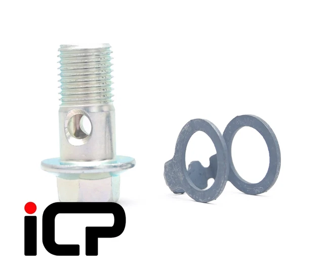 POWER STEERING PUMP Pipe Banjo Bolt & Washer Fits Subaru Impreza WRX