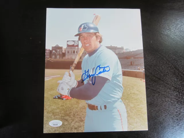 Gary Carter Autograph Signed 8 X 10 Photo Montreal Expos JSA