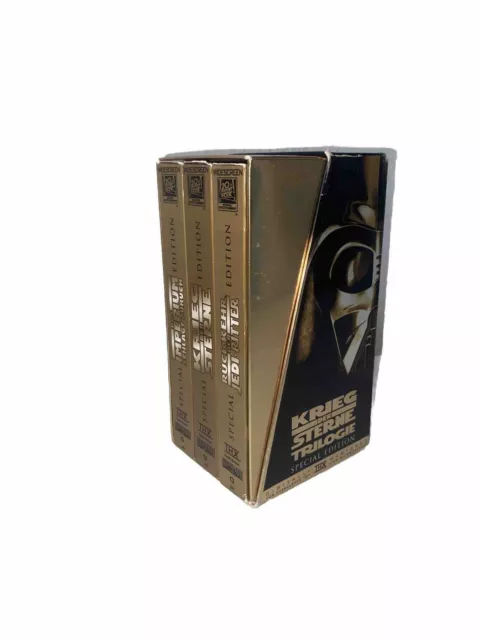 Star Wars Gold/ Special Edition Teil 1 -2- 3 VHS Kassetten/Krieg der 🌟 Trilogie