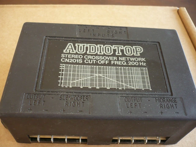 AUDIOTOP Stereo Crossover Network CN201 S CUT-OFF Freq. 200 Hz