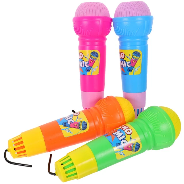 4 Stück Neuheit Echo Mic Modell Kinder Kleinkinder Echo Mic Karaoke Echo Mic