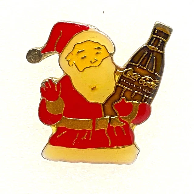 PIN'S BOISSON Coca Cola Père Noël LTO Paris Vintage Avec