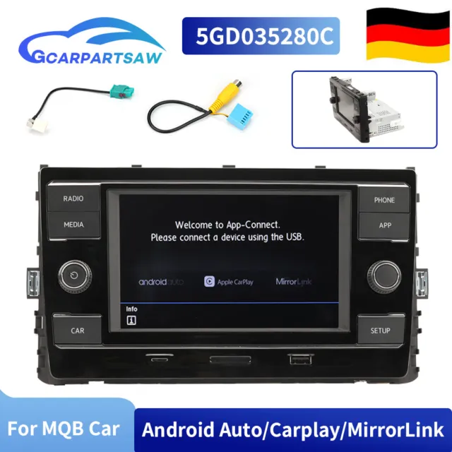 NONAME 6,5" Android Auto Carplay 5GD035280C Autoradio Für VW GOLF MK7 7.5 Tiguan