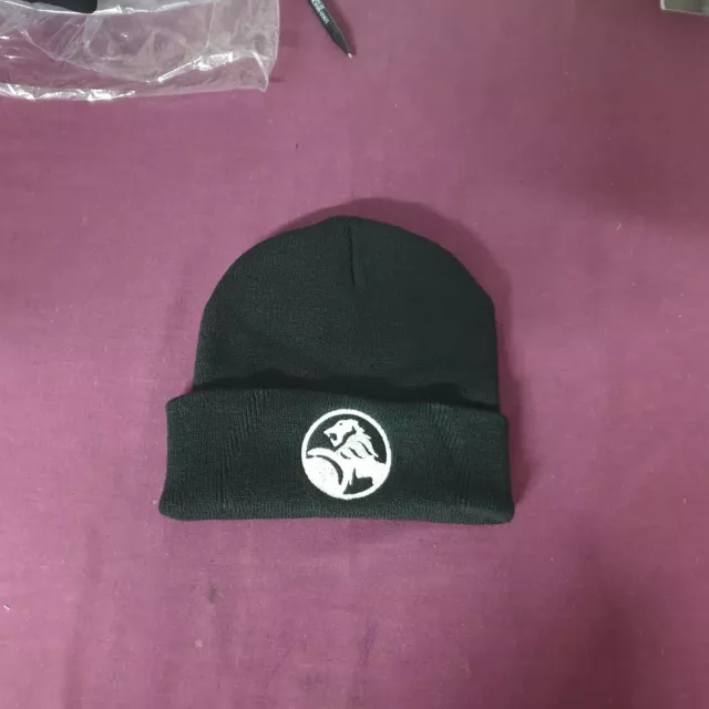 Holden Black beanie  embroidered