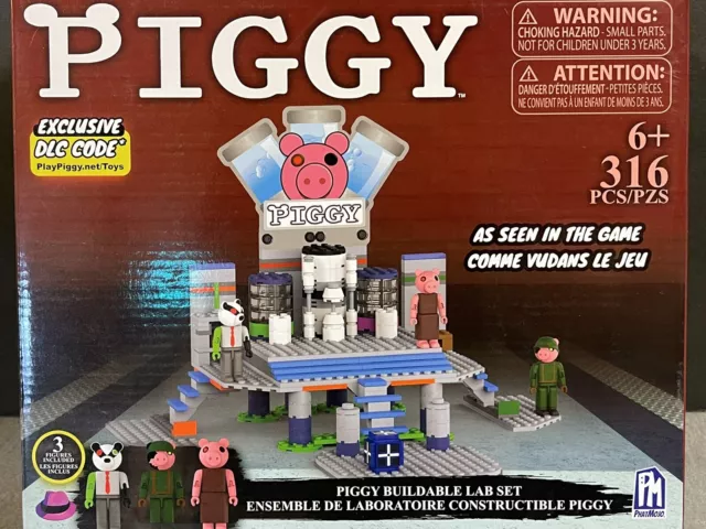 PIGGY CARNIVAL BUILDING SET & FIGURES WITH DLC CODES ! 