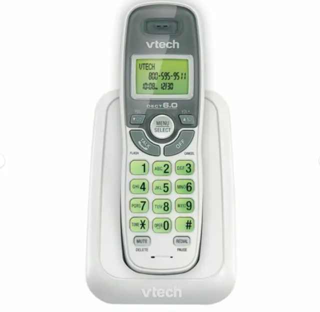 Vtech CS6114 DECT 6.0 1 Handset Cordless Telephone