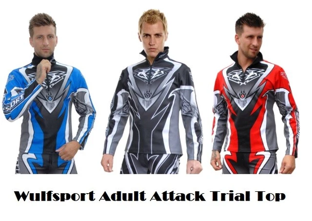 Adult Motocross Trial Top Comp MTB Motorbike Wulfsport MX Leisure Trials Wear - Foto 10