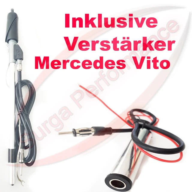 MERCEDES BENZ VITO Antenna Stainless Steel Car For Mudguard Incl MERCEDES BENZ VITO Antenna Stainless Steel Car For Mudguard Incl