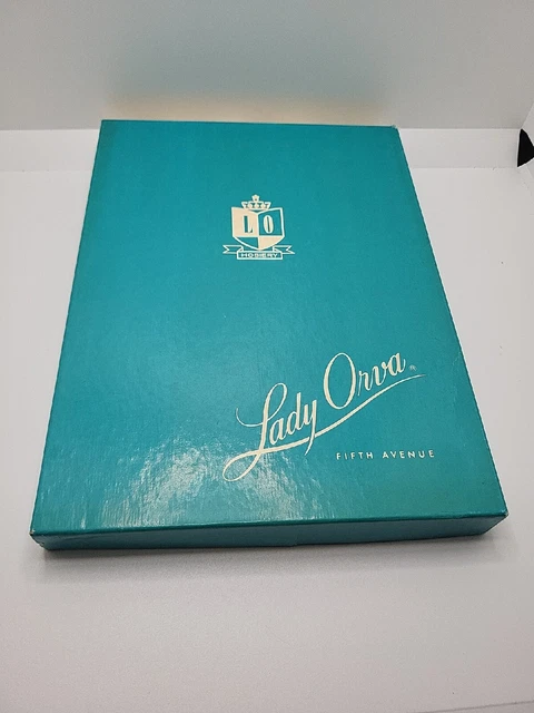 Vintage Lady Orva Hosiery Stockings Fashion New In Box 3 Pairs