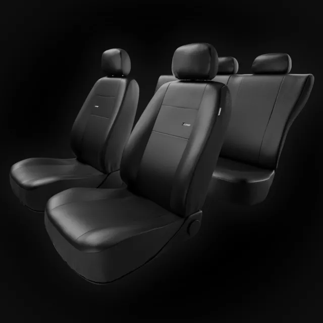 Fundas de asientos compatibles con Opel Frontera (A, B) - Negro - XL-B 2