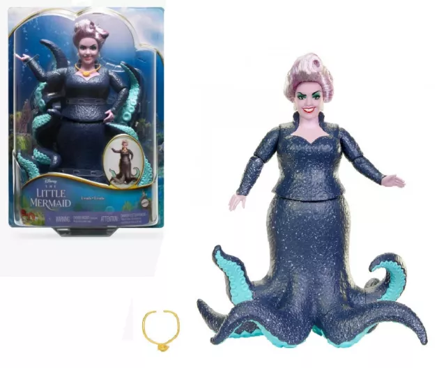 Disney The Little Mermaid Movie Large 11" Ursula Doll Figure New