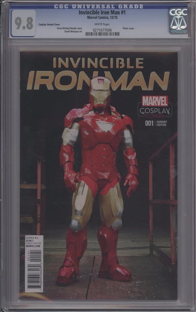 Invincible Iron Man #1 - Cosplay Variant - Photo Cover - Cgc 9.8 - 0271677006
