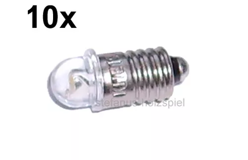 10X LED 12V - (16V) - 19V warmweiß für Fassung E5,5 Beleuchtungssockel EUR  21,89 - PicClick DE