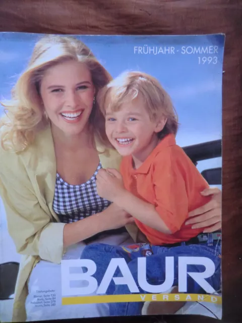 Baur Katalog Frühjahr Sommer 1993  90er Vintage Versandhauskatalog mit Beilegern