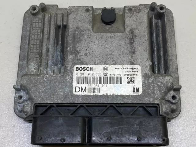 Vauxhall Opel Vectra C 1.9 Cdti Engine Control Module Unit 0281012868 55201791