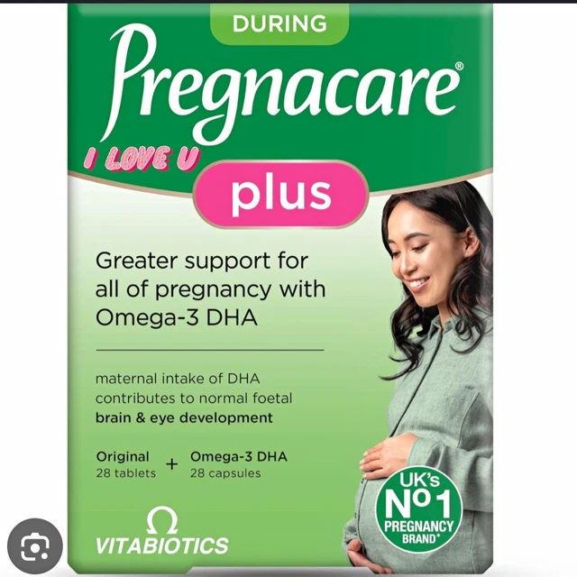 Vit Cap Italian VITABIOTICS PREGNACARE DURING Plus Pregnancy Vitamin + Omega-3 DHA 56 ...