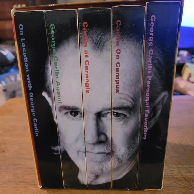 THE GEORGE CARLIN Collection [VHS] box set 4 Of 5 Sealed video tapes ...